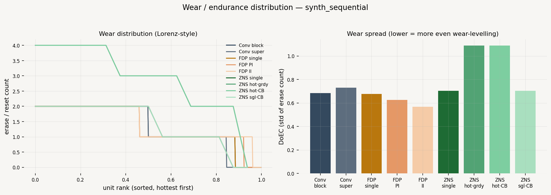 Wear / Endurance Distribution (DoEC)