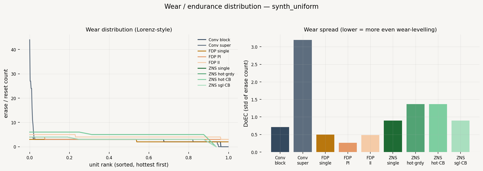 Wear / Endurance Distribution (DoEC)